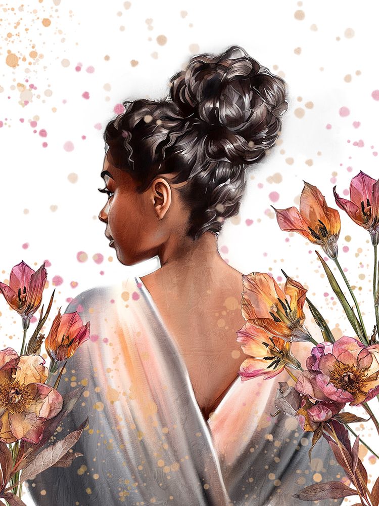 Pressed Portrait Floral 2