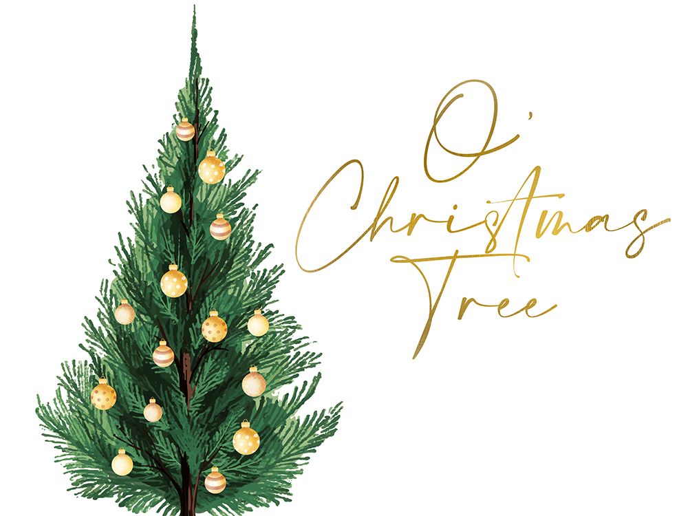 O Christmas Tree Gold
