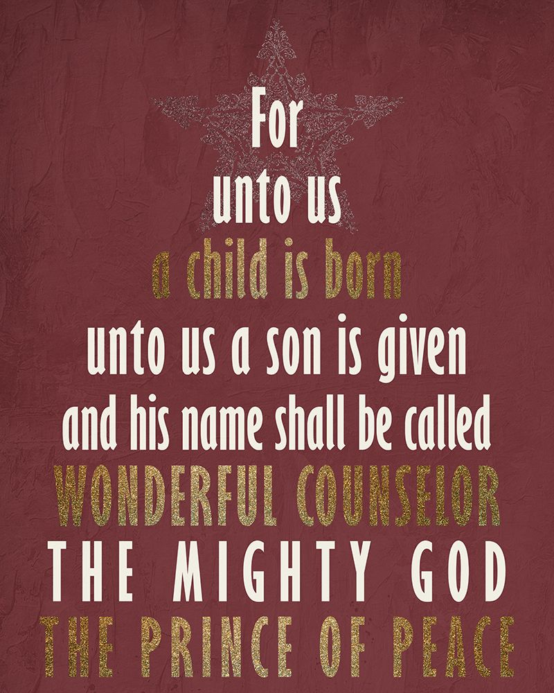 For Unto Us