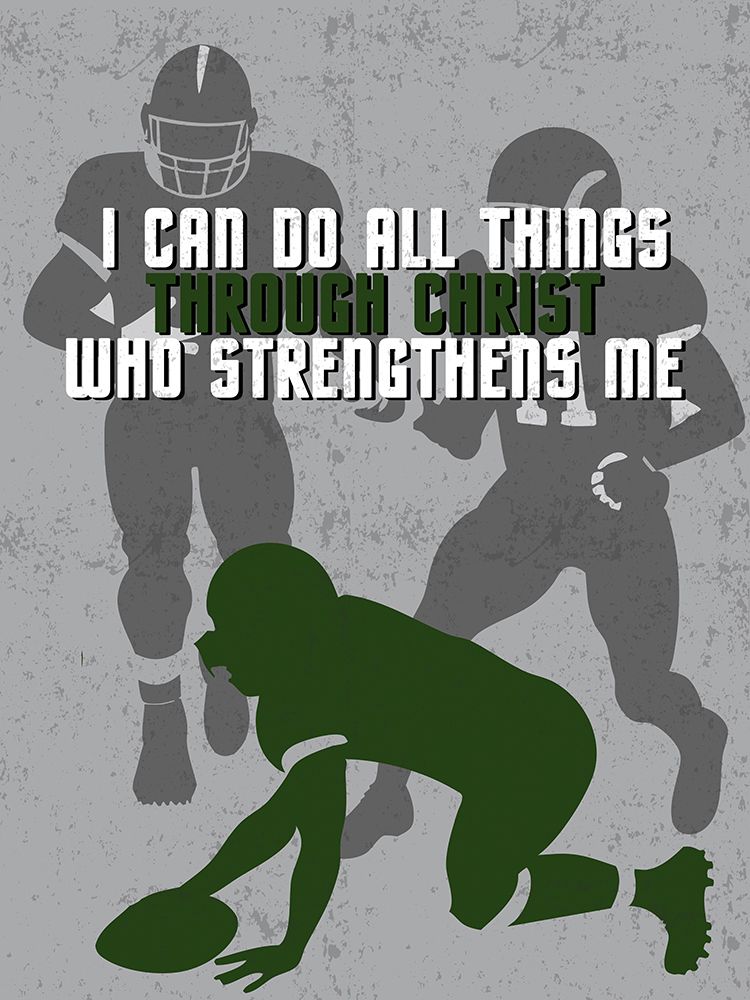 I Can Play Football Green
