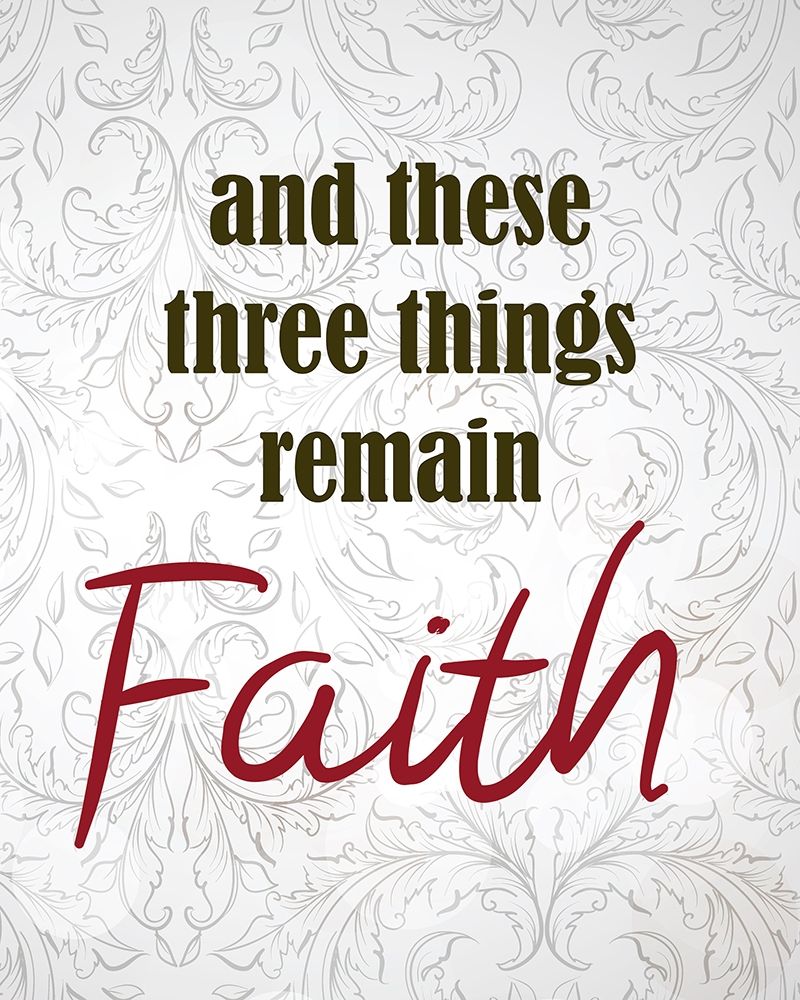 And These Three Things 1