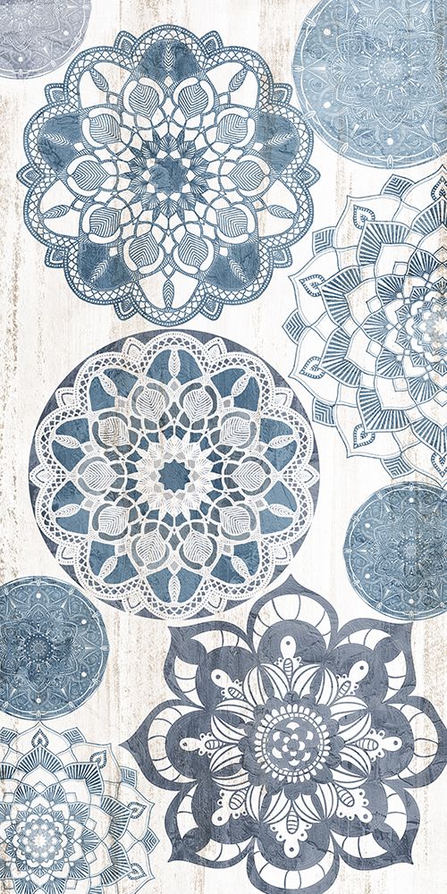 Mandala Blues Panel 2