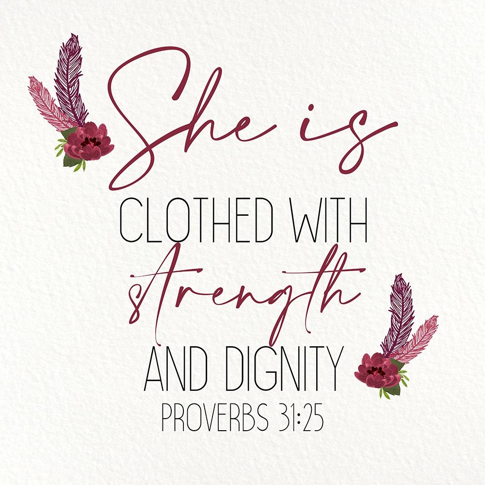 She Is Clothed