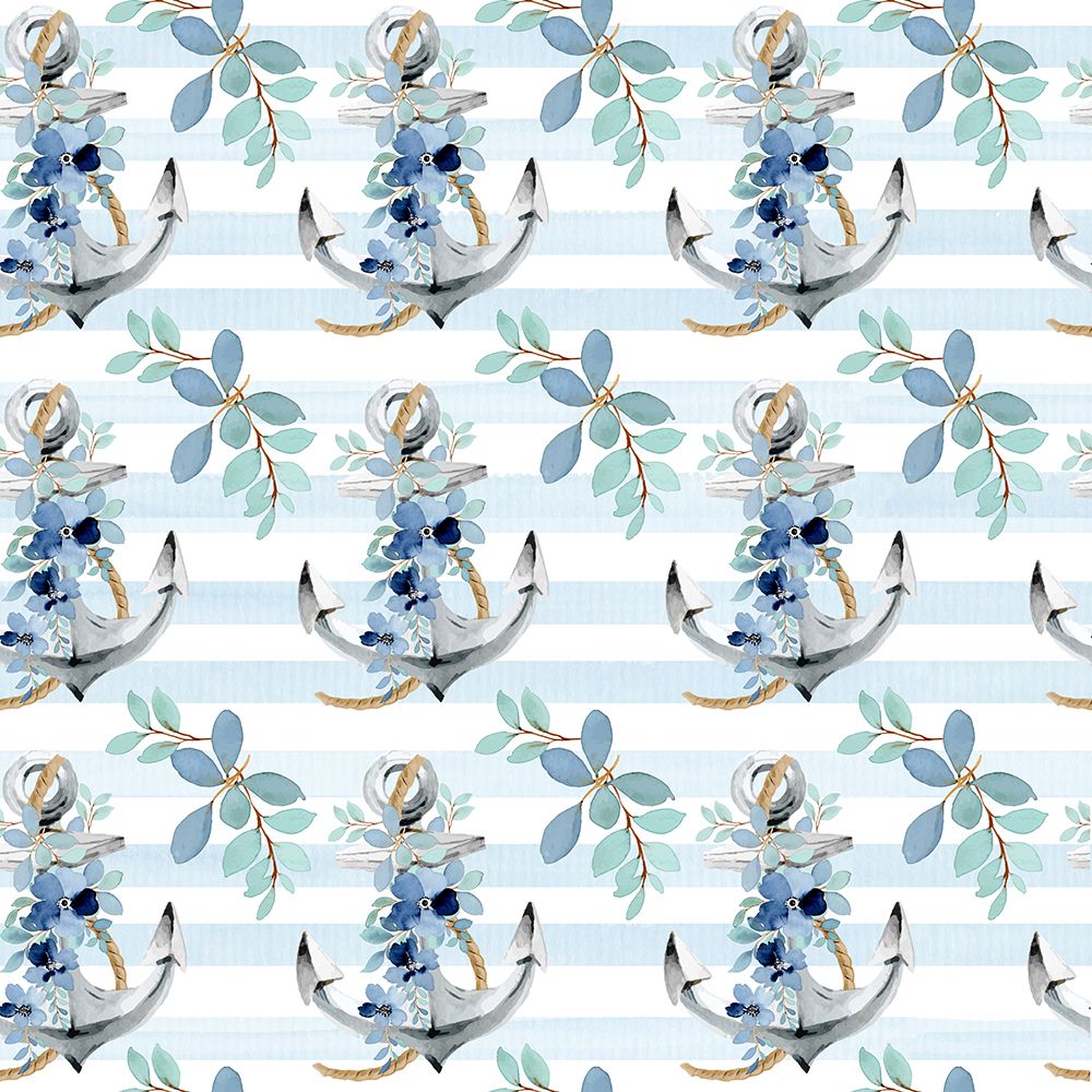 Floral Anchor Pattern