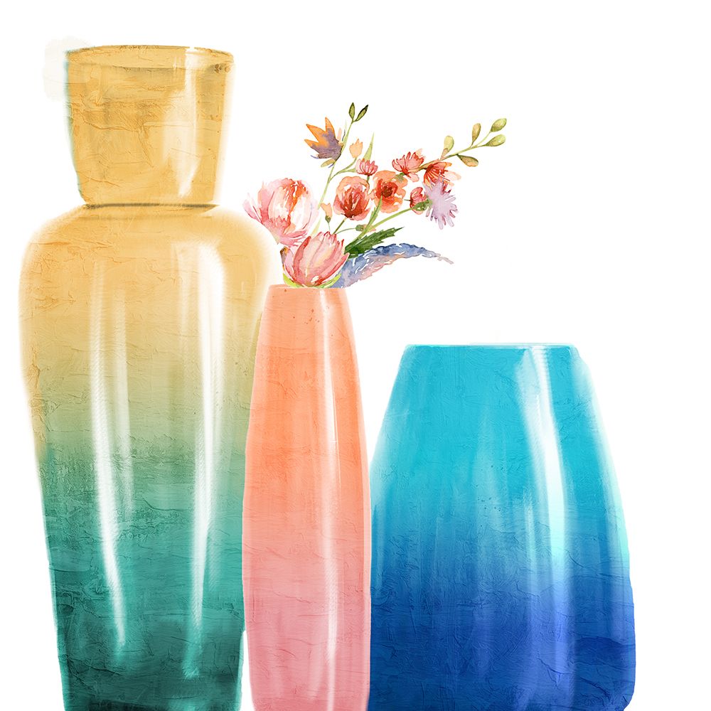 Ombre Vases