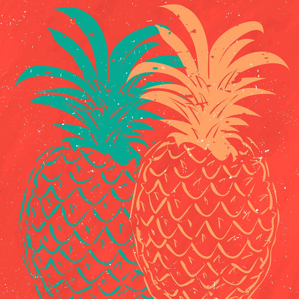 Bright Pineapple Summer