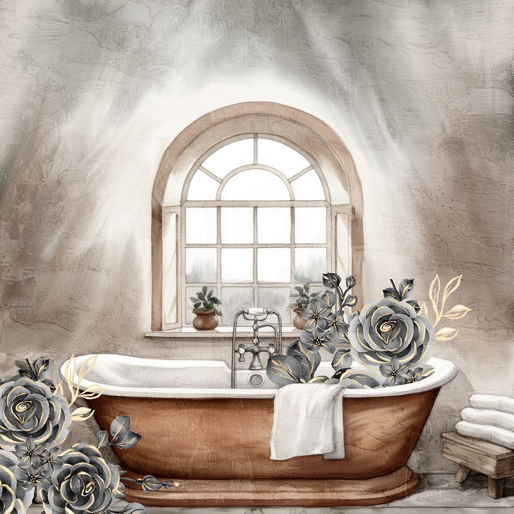 Copper Bath Black And Gold 1