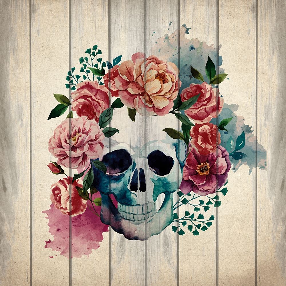 Floral Skull 2