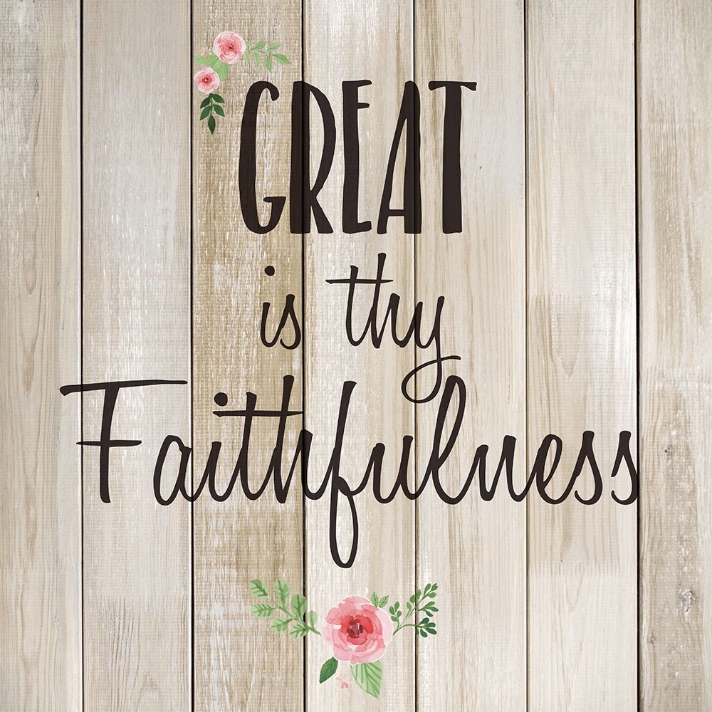 Great is Thy Faithfulness