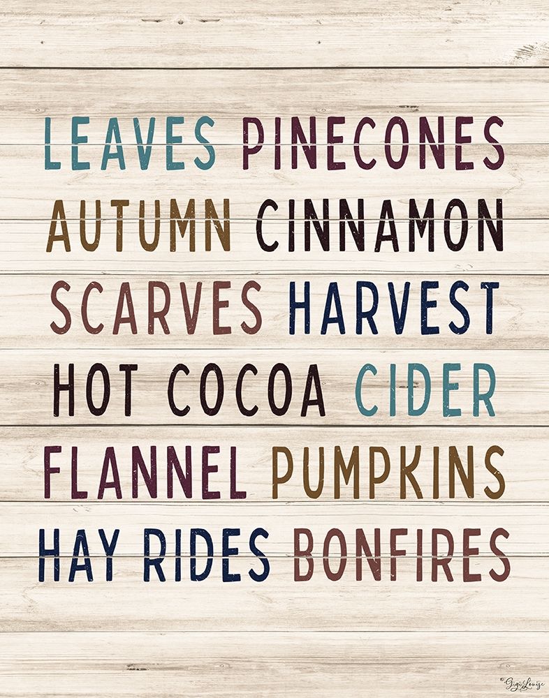 Autumn Words