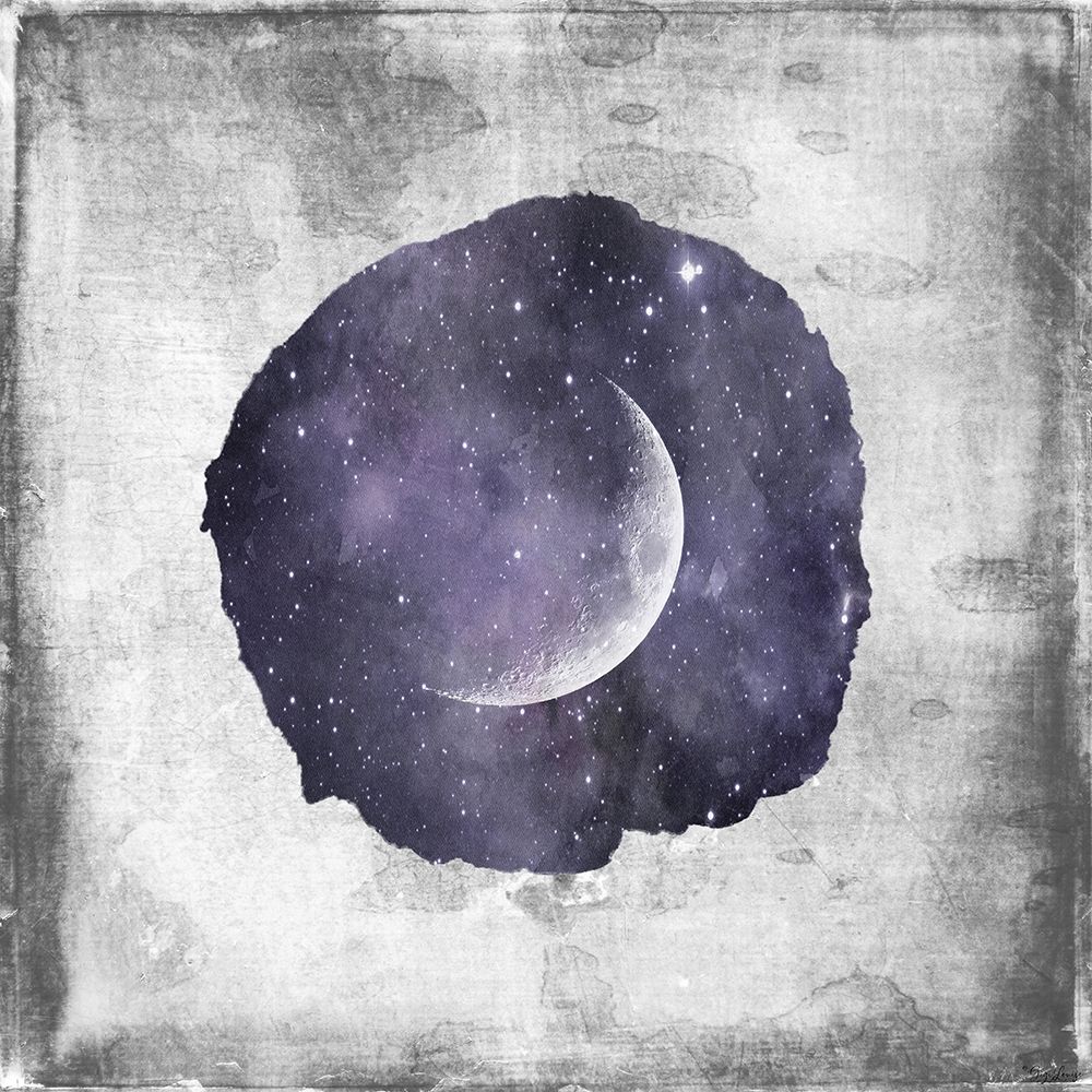 Purple Crescent Moon