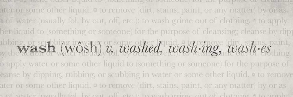 Definitions - Wash II