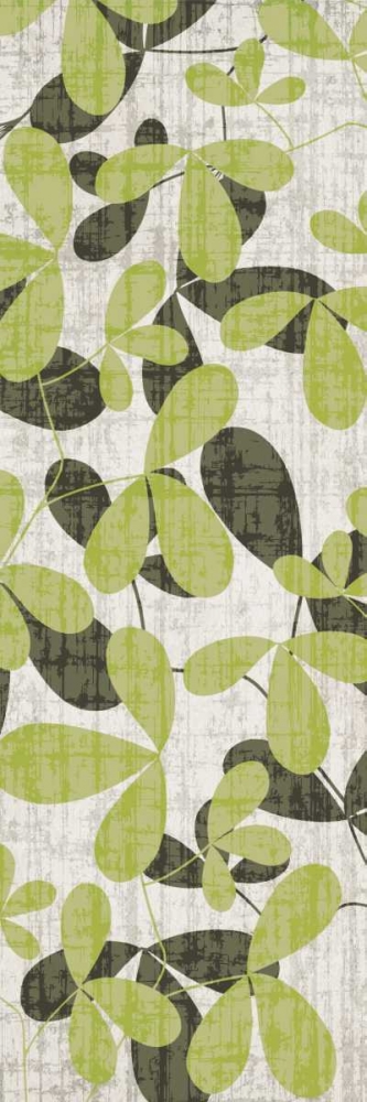 Cream Green Leaves