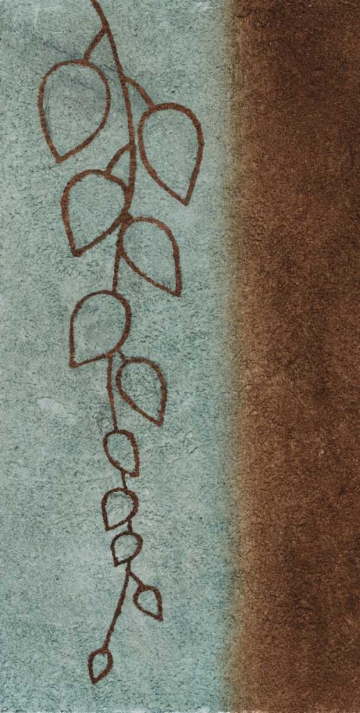 Blue and Brown Leaves II