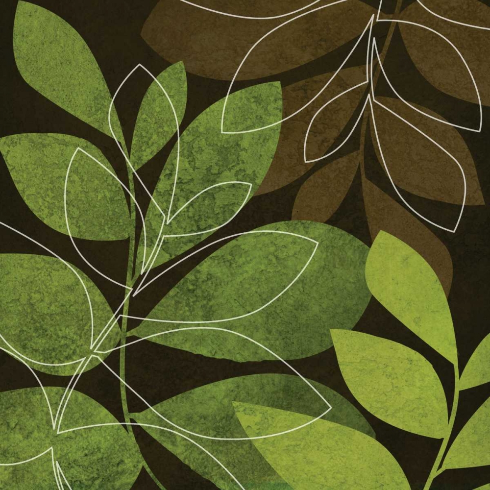 Green and Brown Leaves II