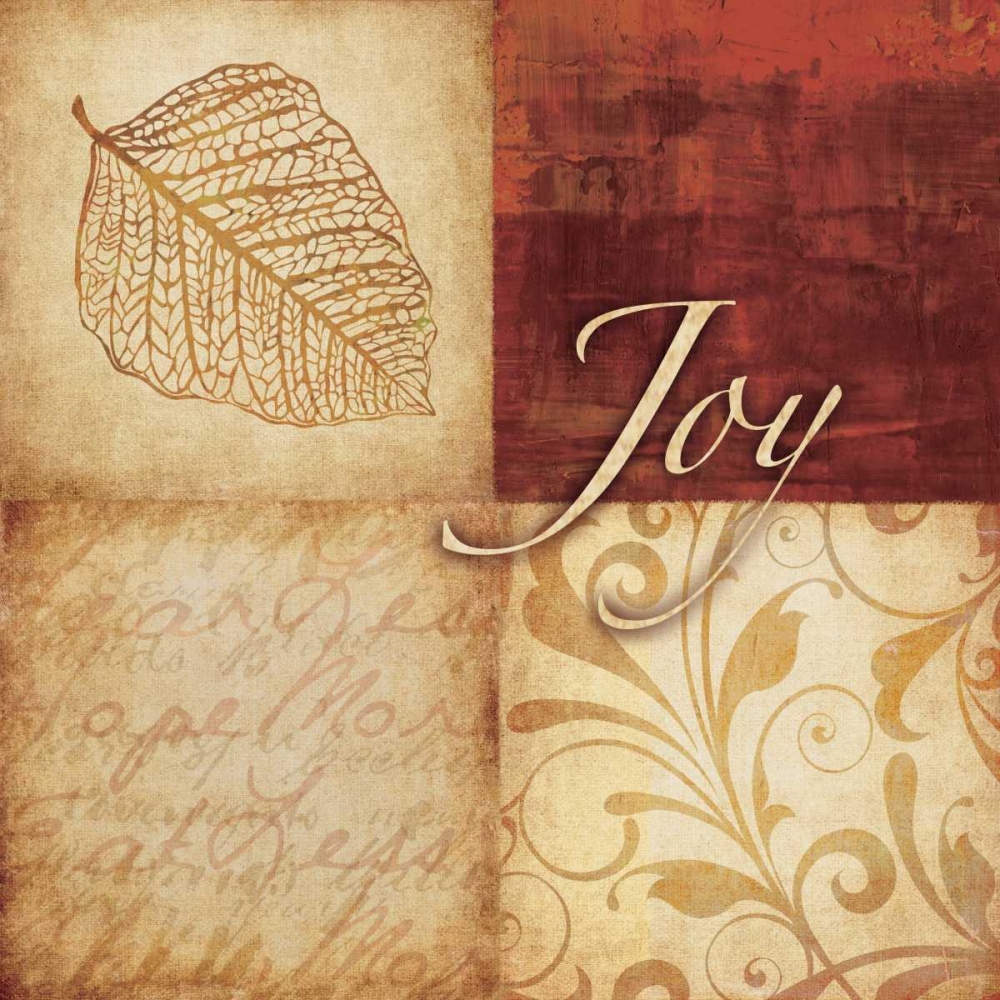Red and Gold Joy I