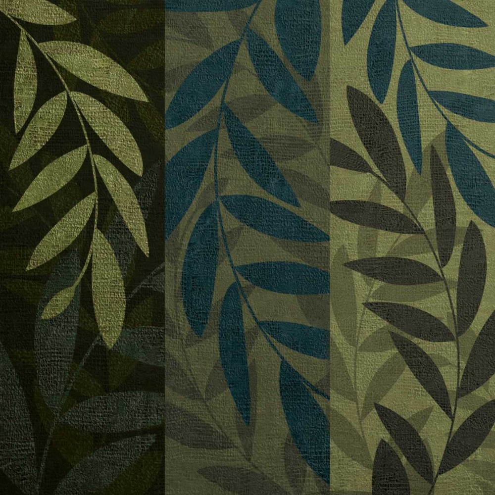 Green and Blue 3 Panel I