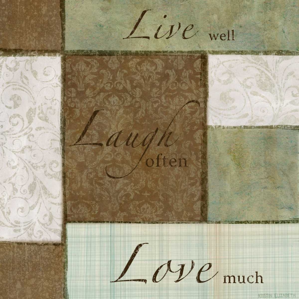 Live Laugh Love I
