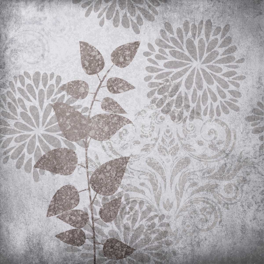 Warm Gray Flowers I