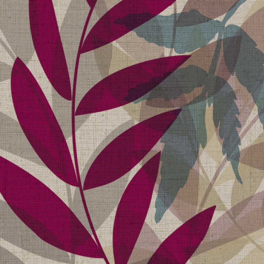 Purple and Green Leaves I