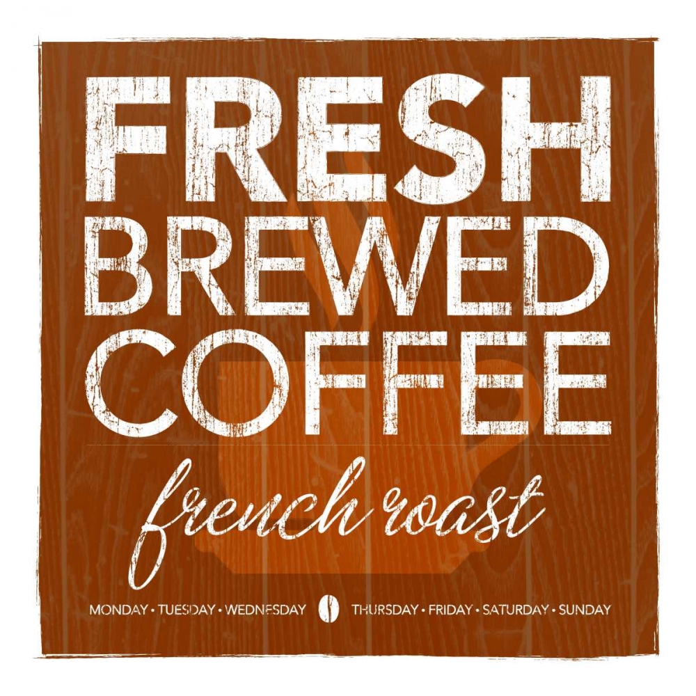 Fresh Brewed Red and Orange