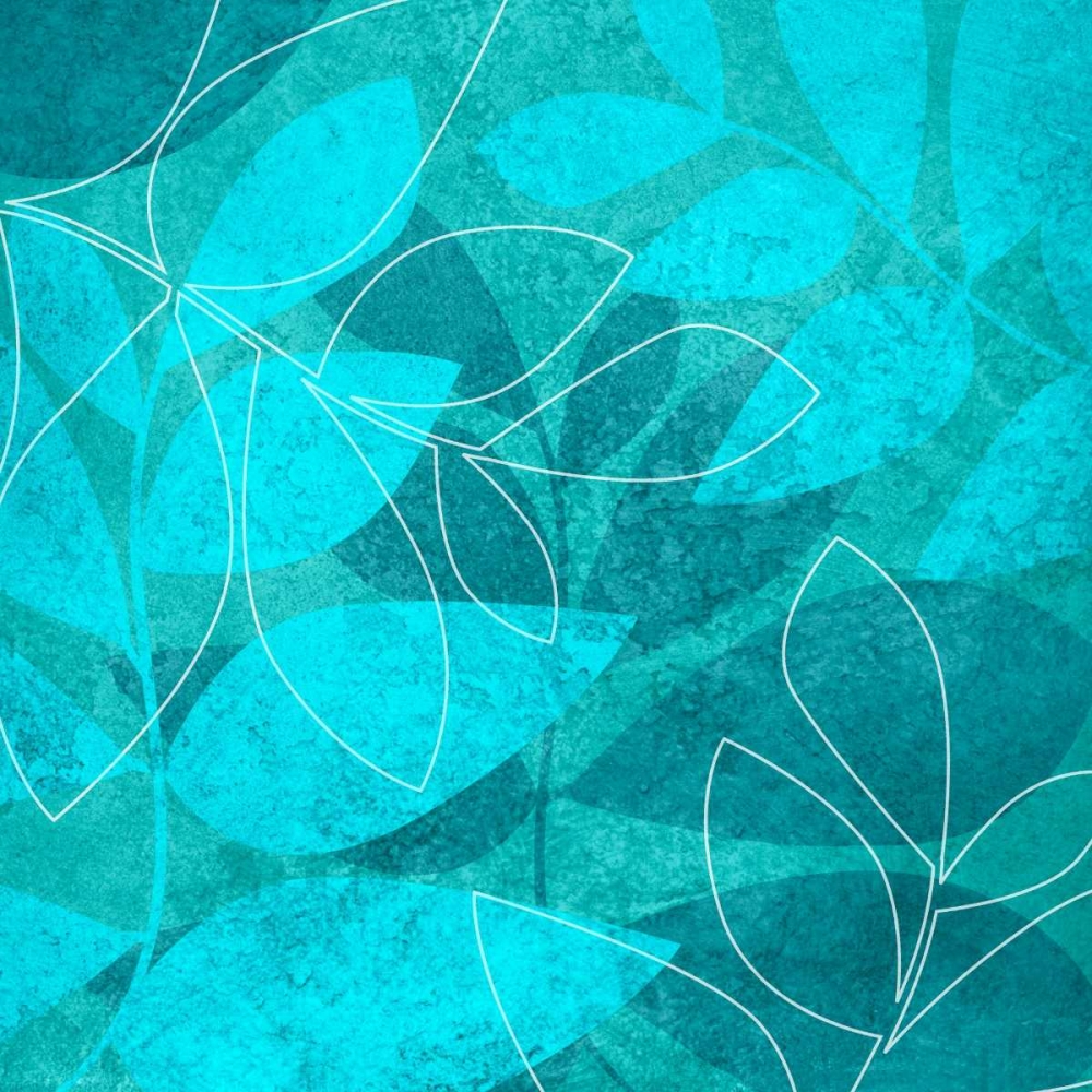 Turquoise Leaves I