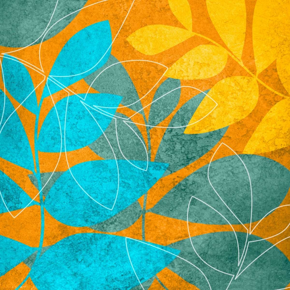 Aqua Leaves 1
