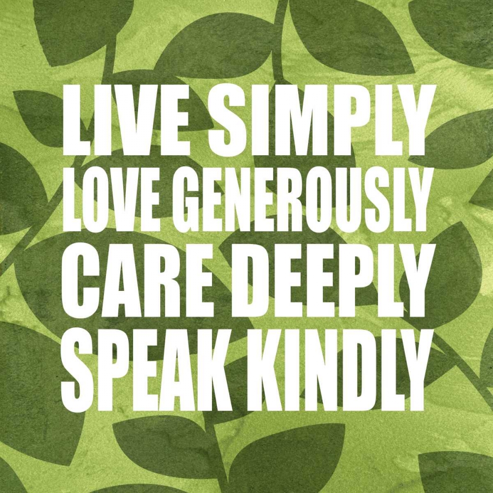 Live Simply