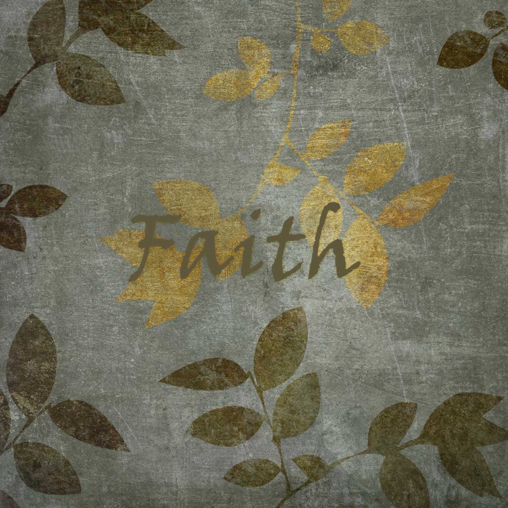 Gold and Brown Leaves Faith