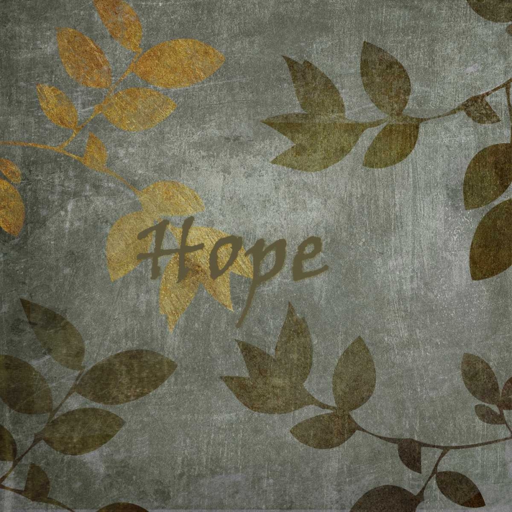 Green and Brown Leaves Hope