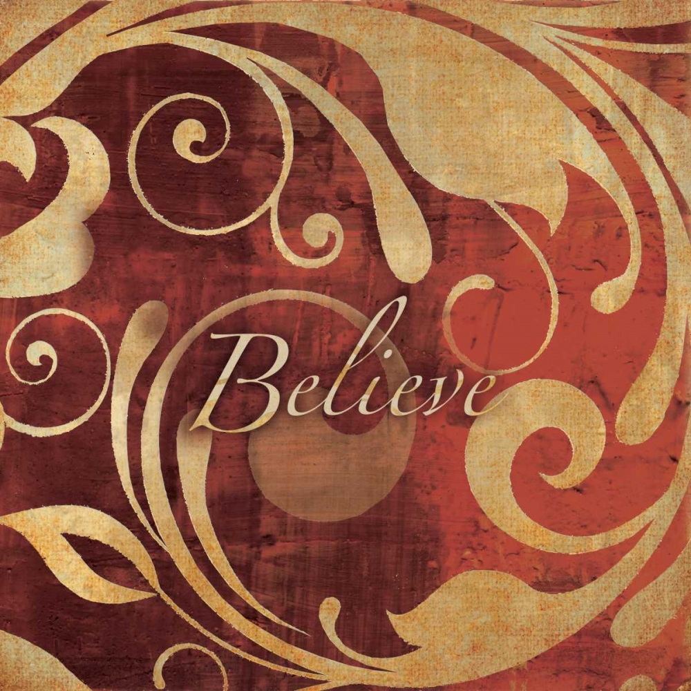 Red and Gold Believe