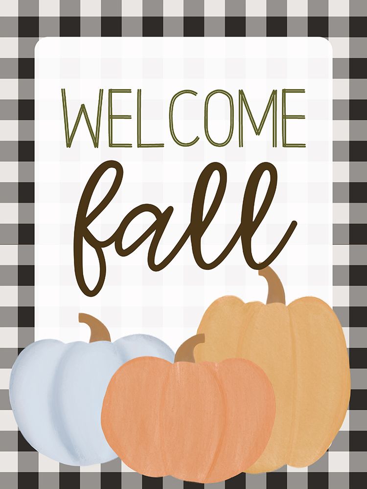 Welcome Fall Plaid