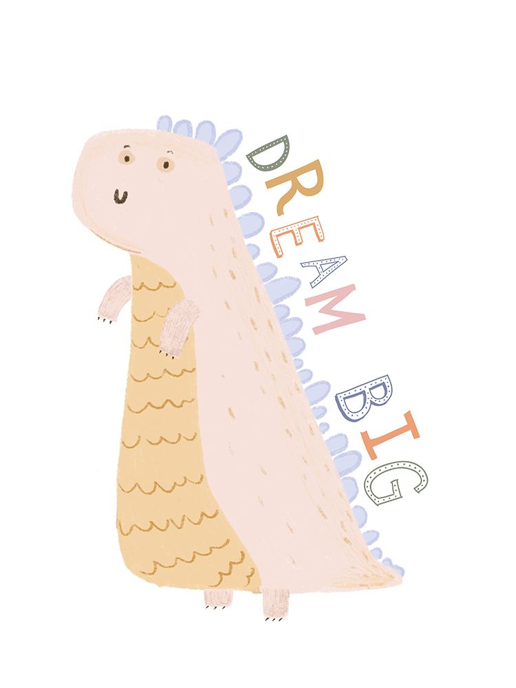 Dream Big Pink Dino