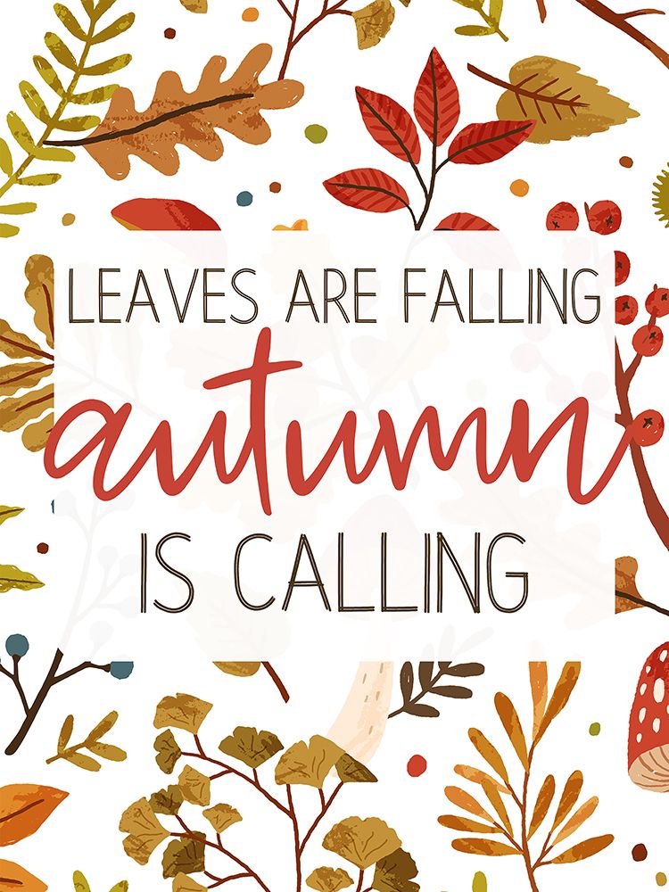 Autumn Is Calling