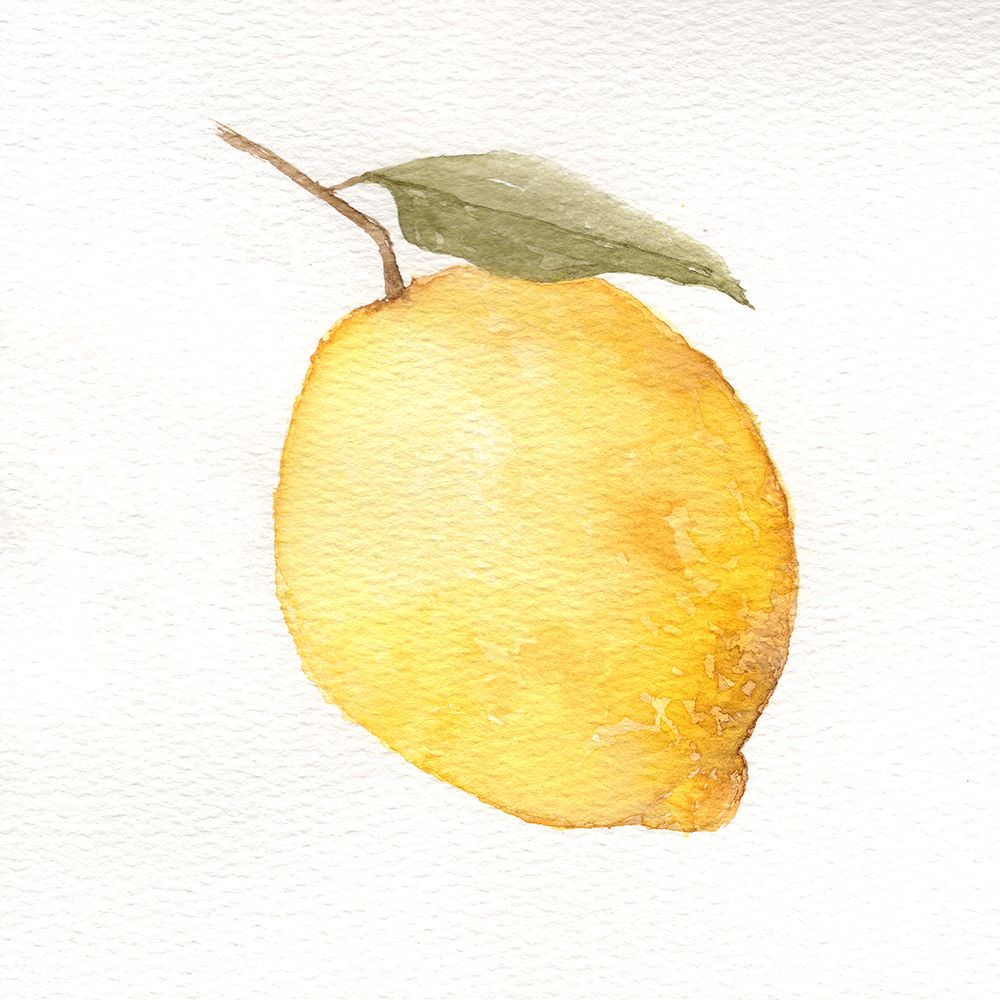 Watercolor Lemon 1