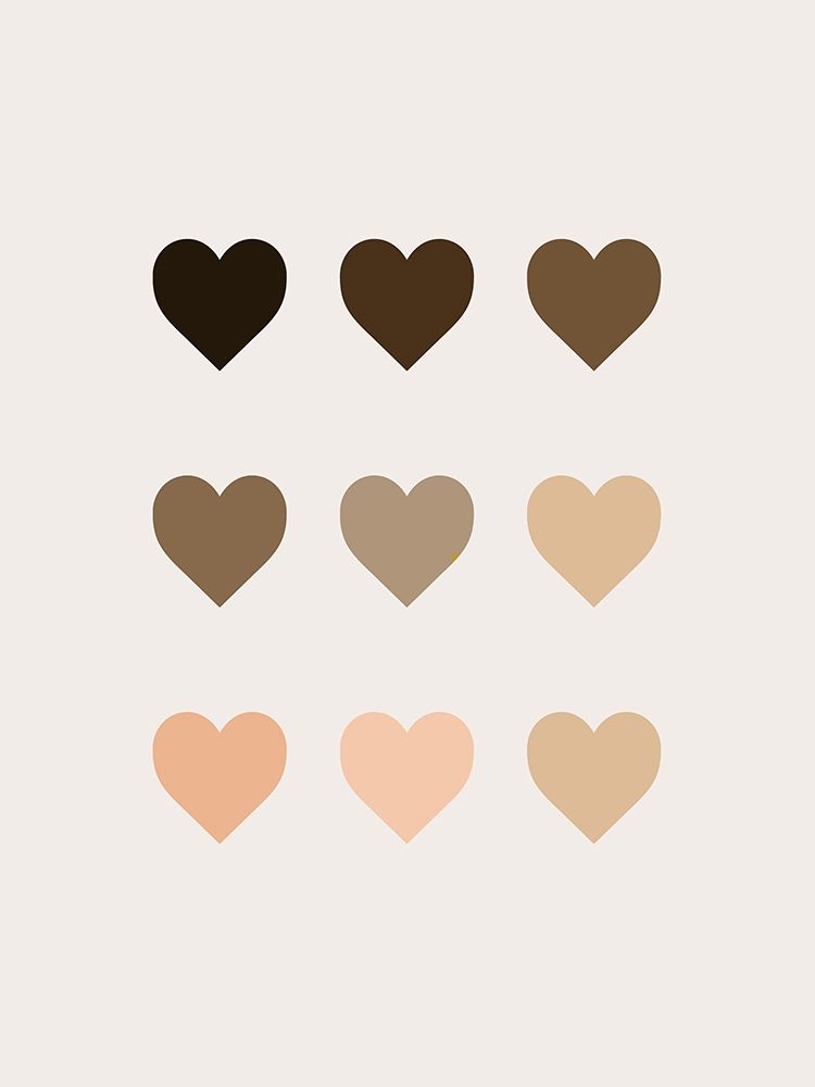 Coloured Hearts