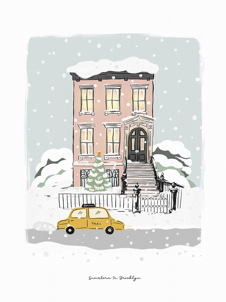Snow Storm In Brooklyn