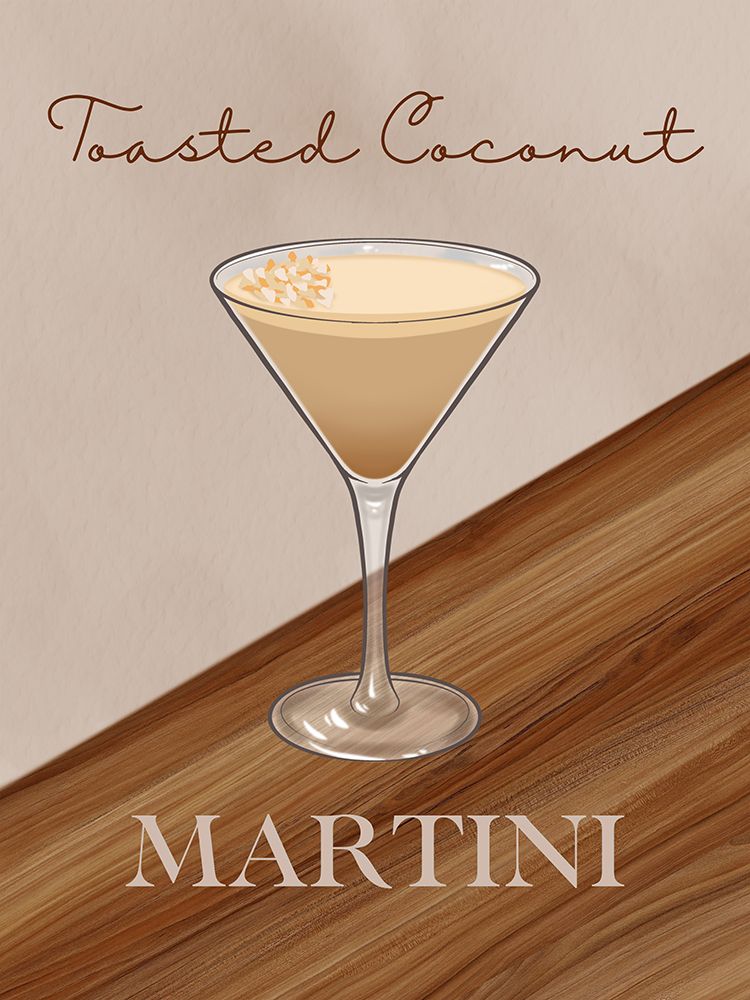 Toasted Coconut Martini