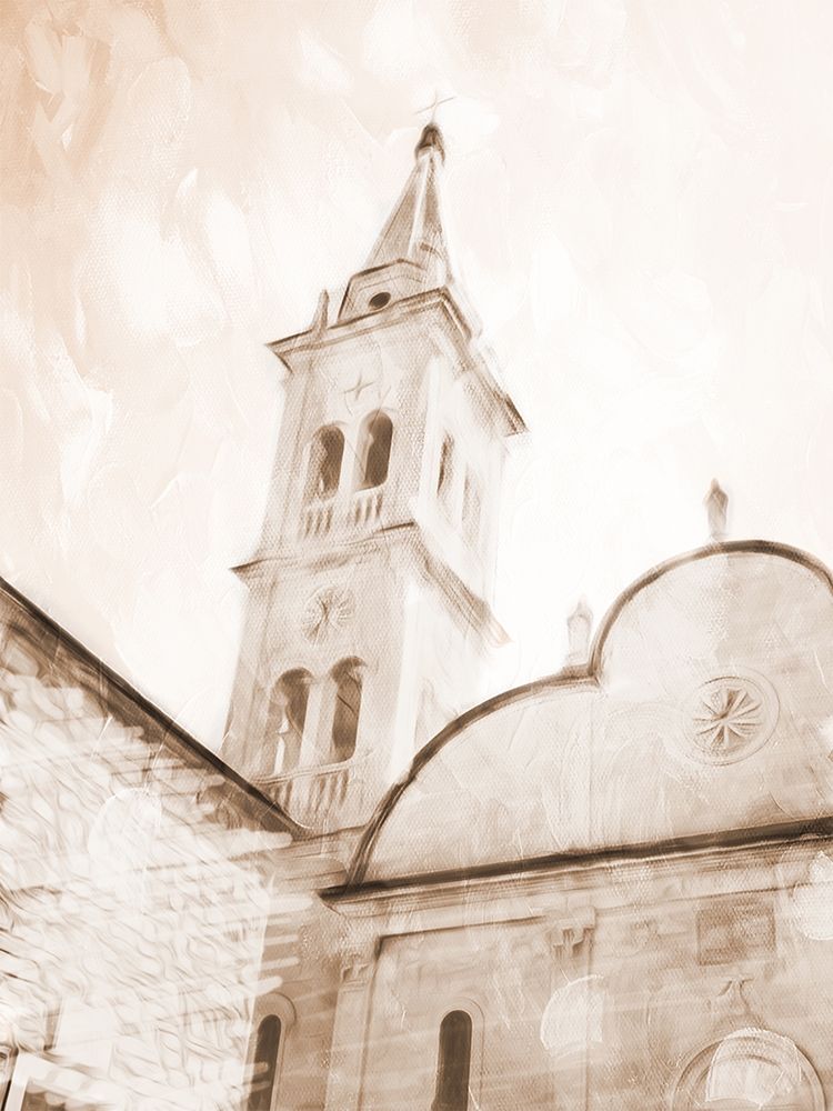 Look At The Church Sepia