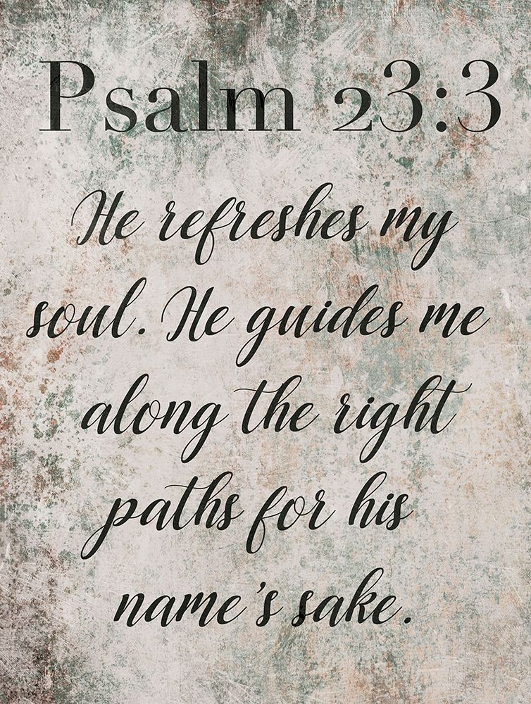 Psalm 23:3