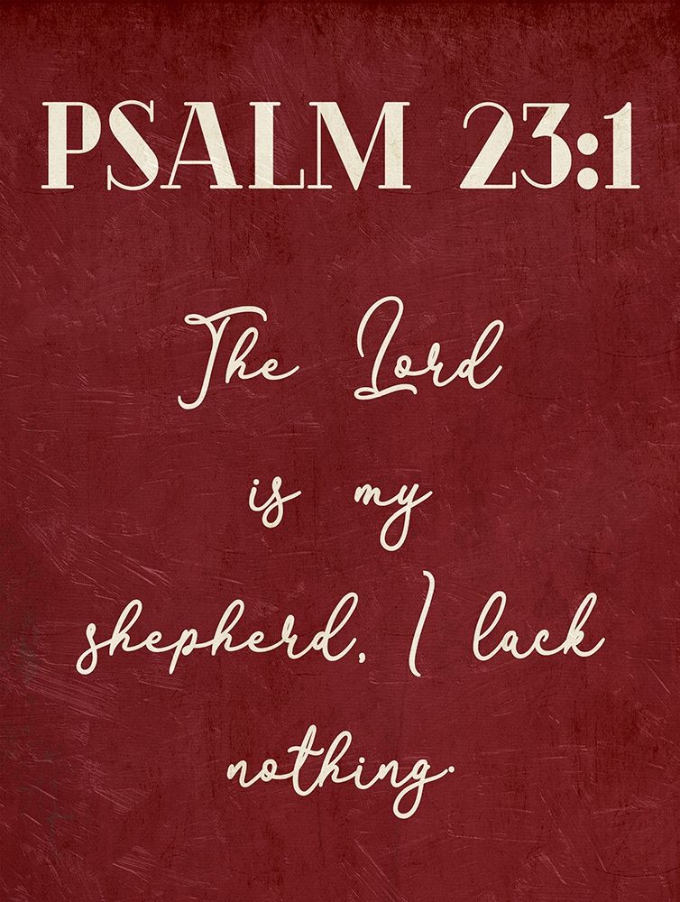 Psalm 23:1