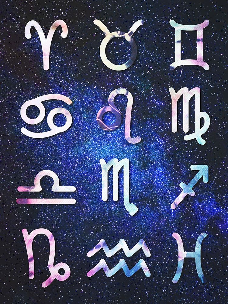 Symbol Zodiac Tie Dye Reverse