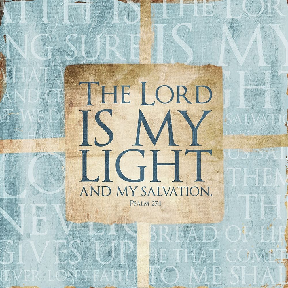 Quote Border Psalm Blue