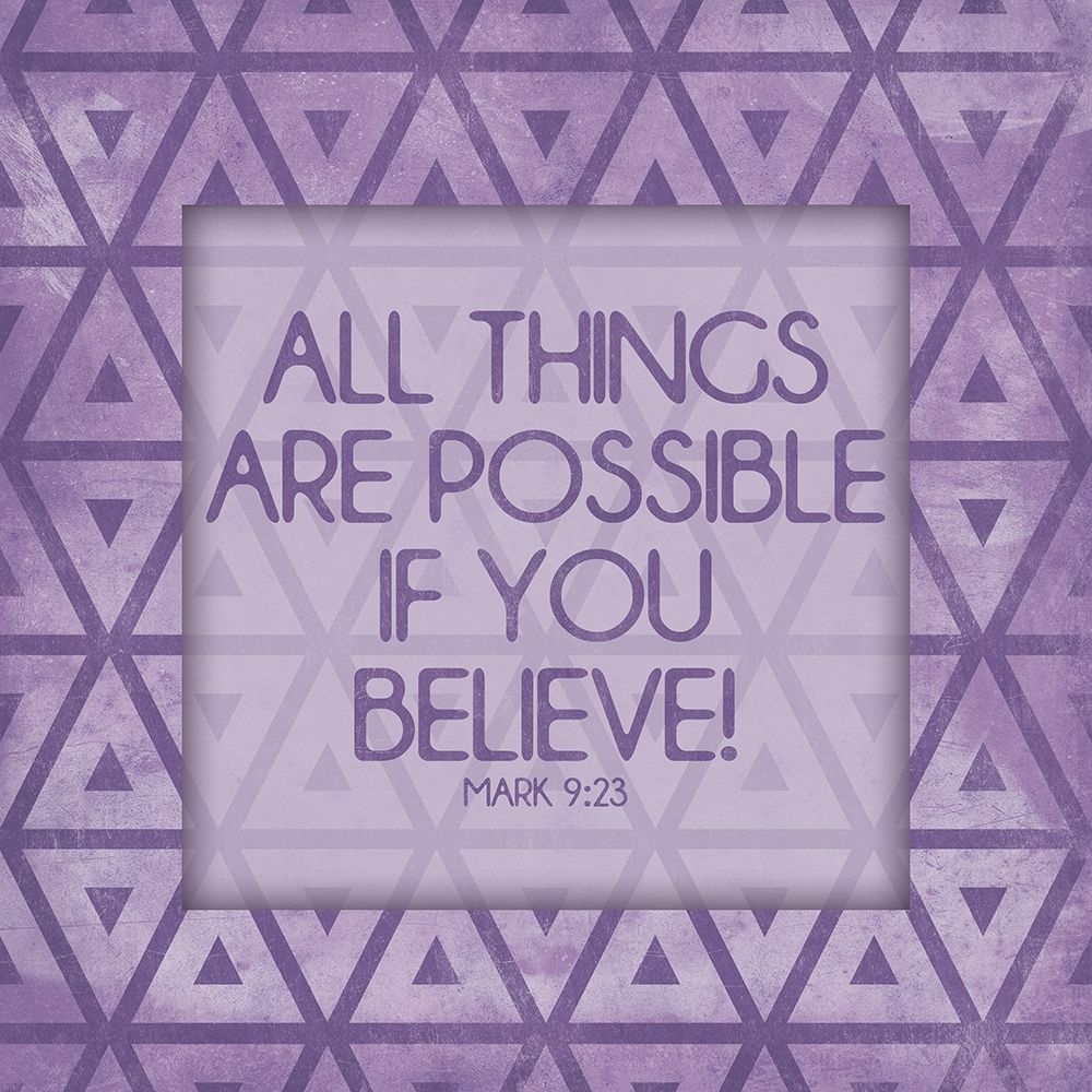 Purple Triangles Believe