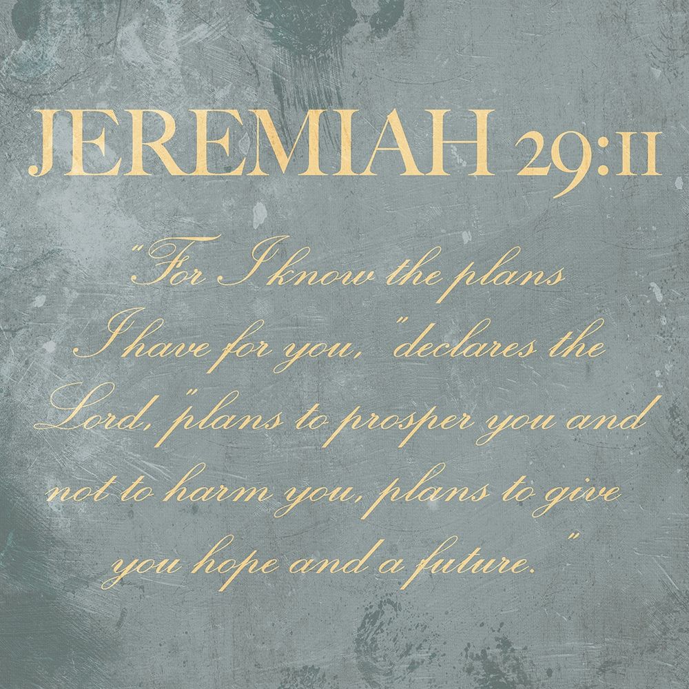 Jeremiah 29:11