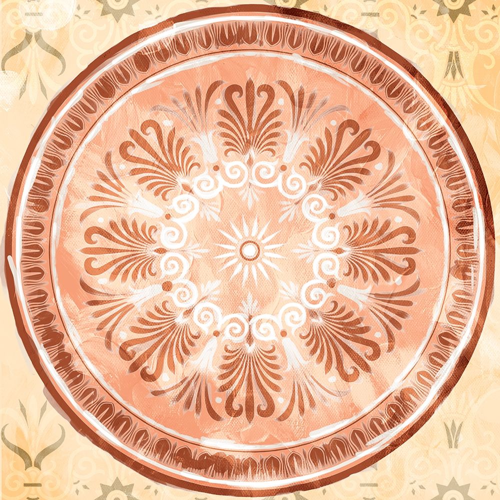Medallion Plate Boho Style