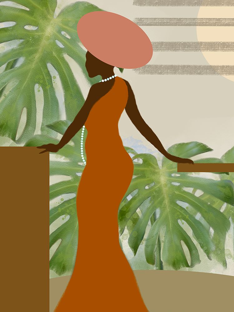 Fashion Orange Dress