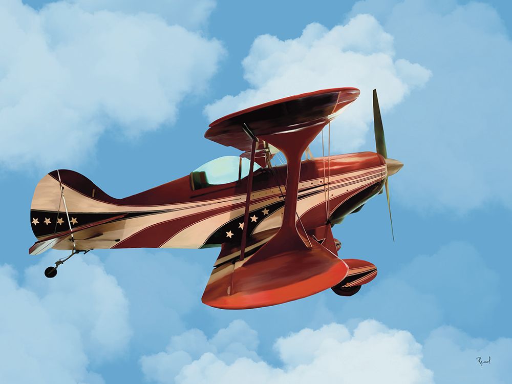 Airplane Series Flying Red