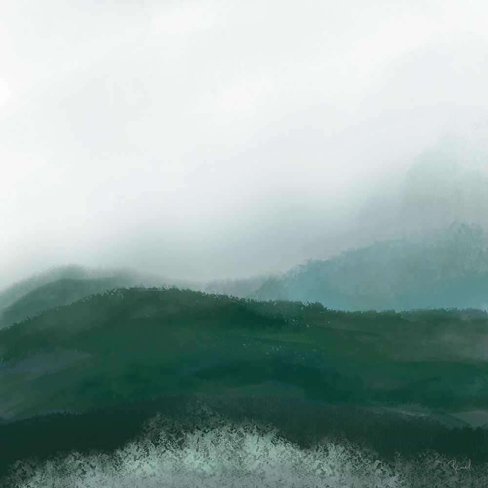 Mist In The Mountains 3 Green