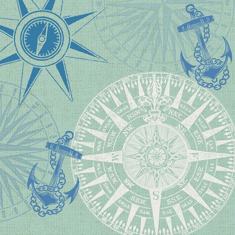 By The Sea Compass Rose 2